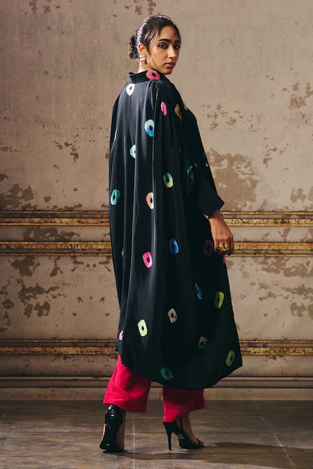 Masumi Mewawalla Shibori Asymmetric Shirt & Pant Set 