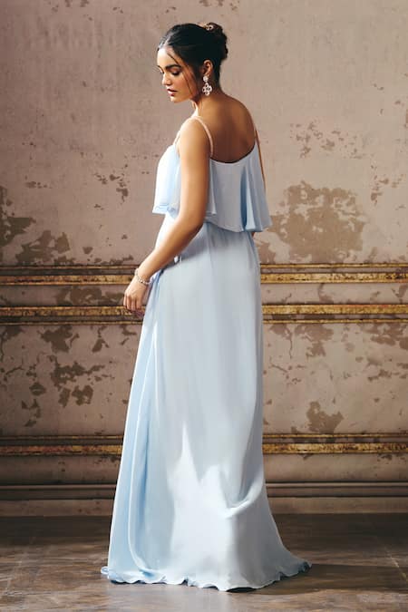 Masumi Mewawalla Layered Embellished Gown 