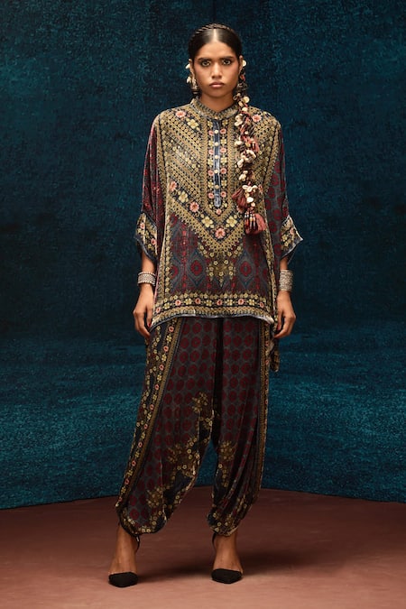 Rajdeep Ranawat Chanel Ajrakh Print Short Tunic 