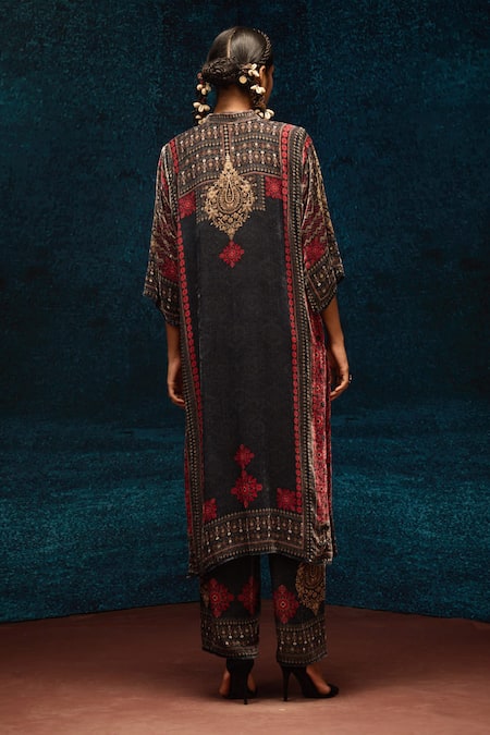 Rajdeep Ranawat Ajrakh Print Long Kurta 