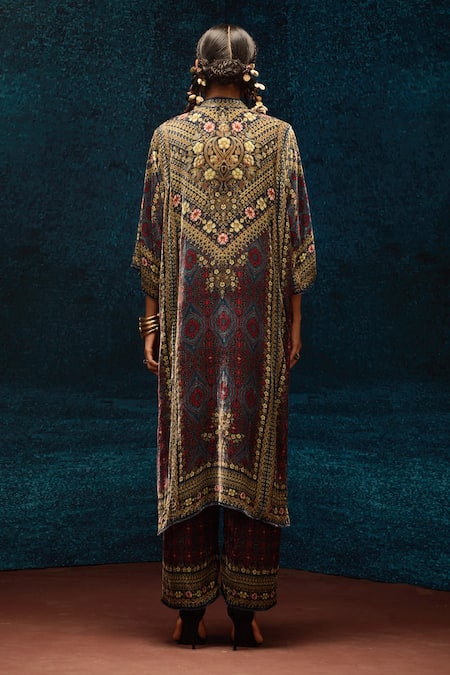 Rajdeep Ranawat Ajrakh Print Straight Kurta 
