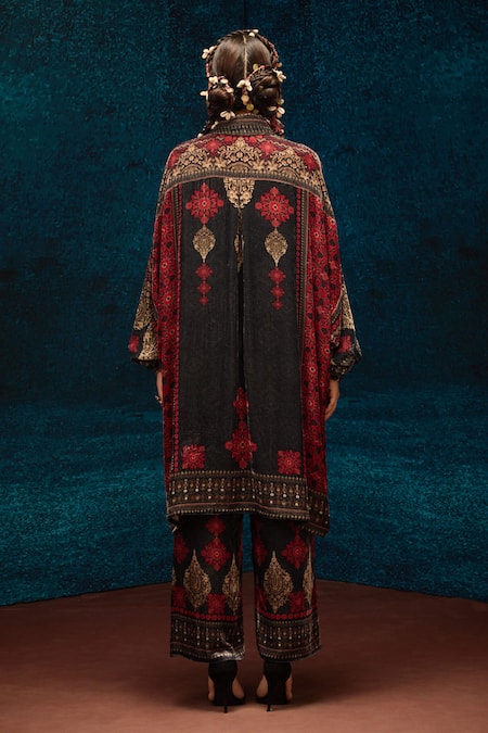 Rajdeep Ranawat Ajrakh Print Kaftan Shirt 