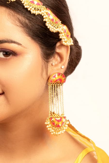 Bauble Bazaar Chand Tassel Cascade Danglers 