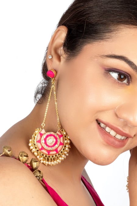 Bauble Bazaar Reverie Bloom Chandbalis 