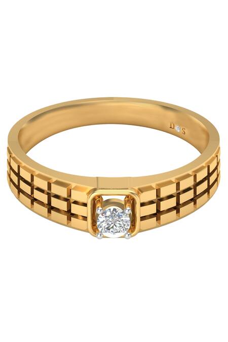 Shop Divine Solitaires Yellow Diamonds Quad Engraved Design Ring at Aza Fashions Shop_Divine Solitaires_Yellow Diamonds Quad Engraved Design Ring_at_Aza_Fashions
