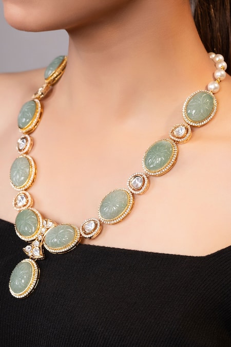 Xago Kundan & Bead Designer Necklace 