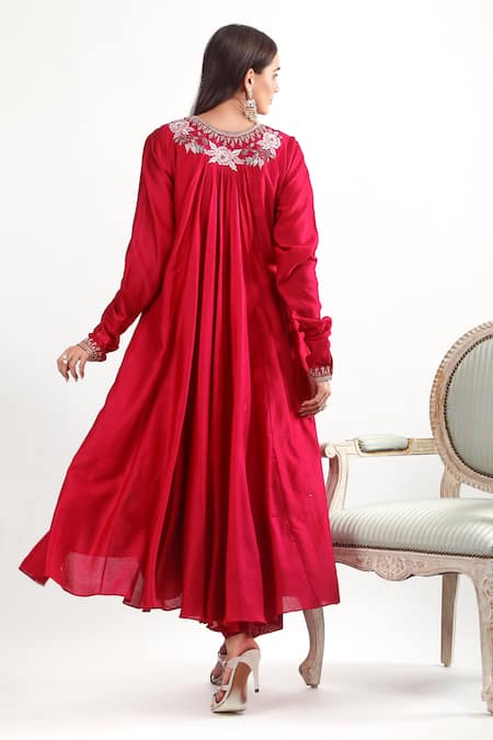 Mehak Talreja Couturre Floral Cutdana Anarkali Set 