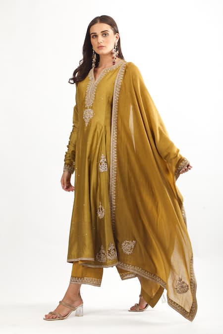 Mehak Talreja Couturre Dori Embroidered Anarkali Set 