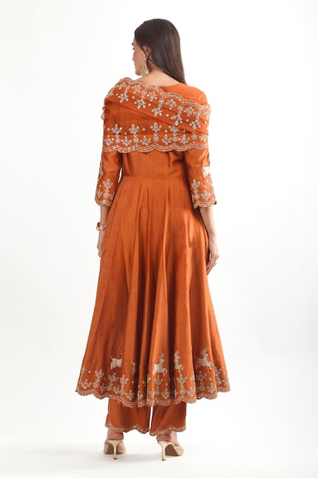 Mehak Talreja Couturre Reindeer Embroidered Anarkali Set 