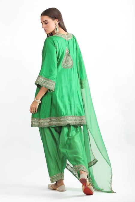 Mehak Talreja Couturre Zardozi Embroidered Anarkali Set 