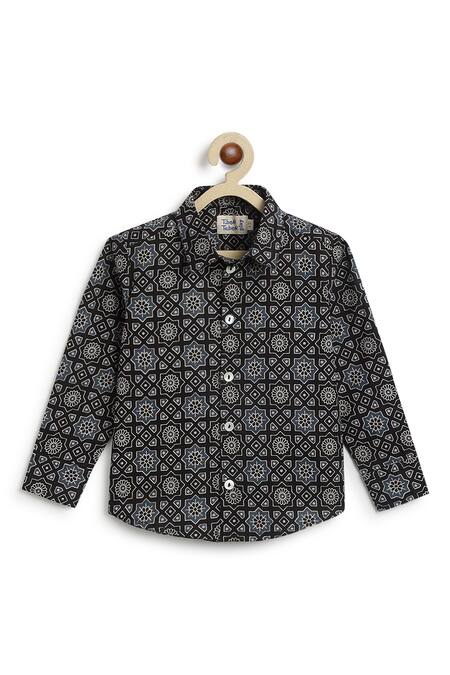 Buy Tiber Taber Navy Cotton Blue Geometric Print Blazer Set Online at Aza Fashions Buy_Tiber Taber_Navy Cotton Blue Geometric Print Blazer Set_Online_at_Aza_Fashions