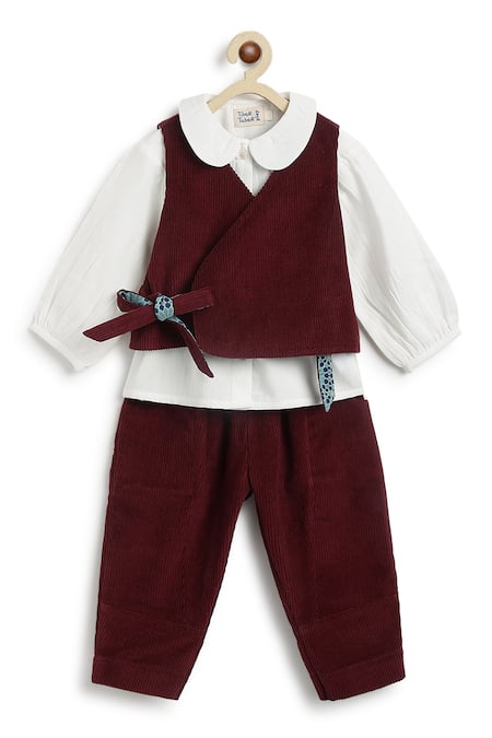 Buy Tiber Taber White Cotton Geometric Print Reversible Jacket Set Online at Aza Fashions Buy_Tiber Taber_White Cotton Geometric Print Reversible Jacket Set _Online_at_Aza_Fashions