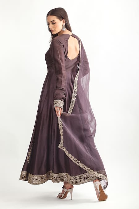 Mehak Talreja Couturre Dori Embroidered Anarkali Set 