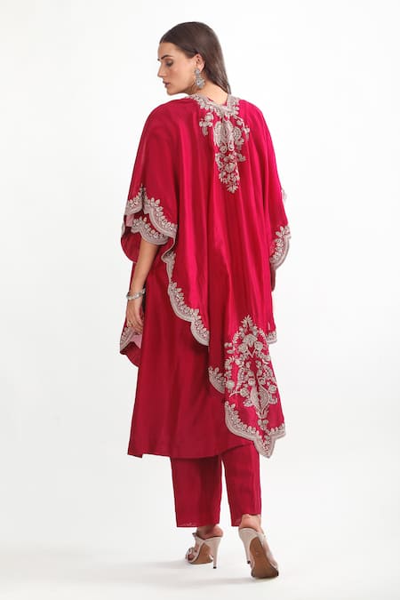 Mehak Talreja Couturre Dori Embroidered Cape & Kurta Set 