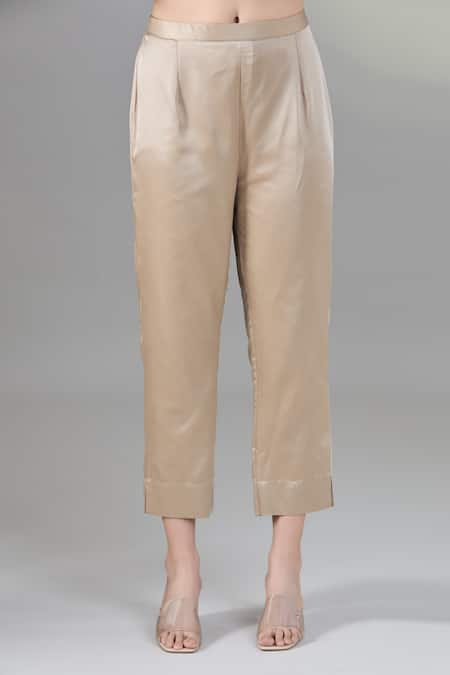 Prisho Beige Tissue Beads Round Neck Floral Embroidered Kaftan Pant Set Online at Aza Fashions Prisho_Beige Tissue Beads Round Neck Floral Embroidered Kaftan Pant Set _Online_at_Aza_Fashions