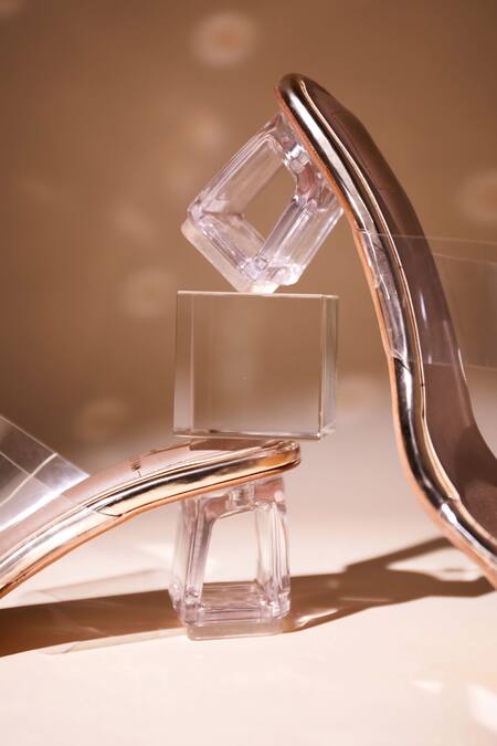 Buy House Of Vian Gold Stones, Smocking Swarovski Crystal Strap Heels Online at Aza Fashions Buy_House Of Vian_Gold Stones, Smocking Swarovski Crystal Strap Heels _Online_at_Aza_Fashions