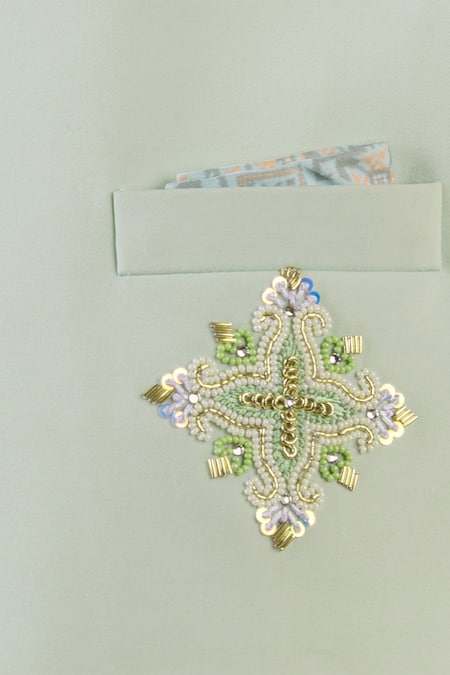 Buy Partykles Green , Gabardine, Satin Sequins, Embroidery Bloom Motif Kurta Set Online at Aza Fashions Buy_Partykles_Green , Gabardine, Satin Sequins, Embroidery Bloom Motif Kurta Set _Online_at_Aza_Fashions