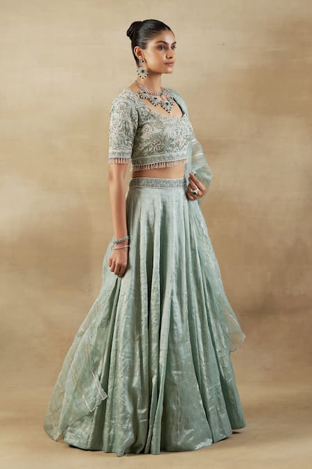 Shalkii Zardozi Embroidered Lehenga Set 