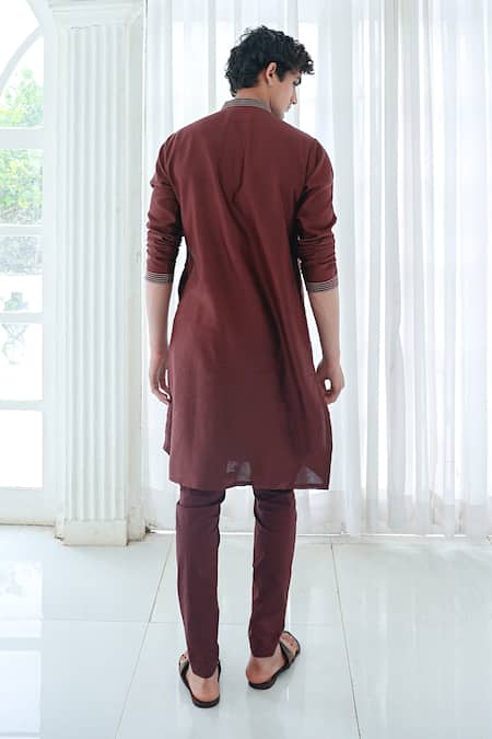 Sanvir Singh Anchor Thread Embroidered Kurta Set 