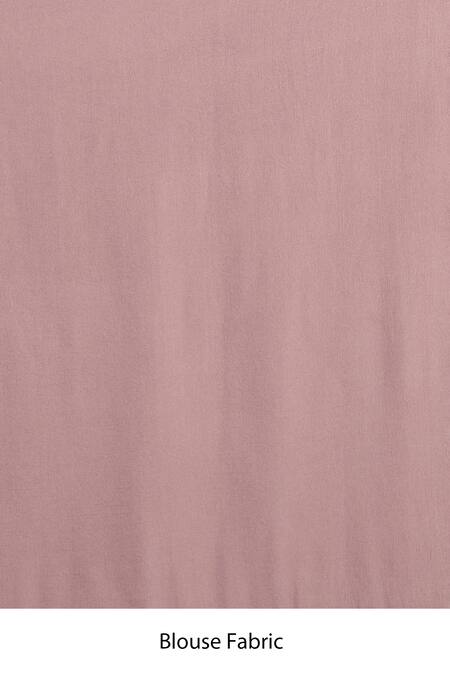 Buy_Mint N Oranges_Purple Georgette Embroidery Flower Butta Woven Saree