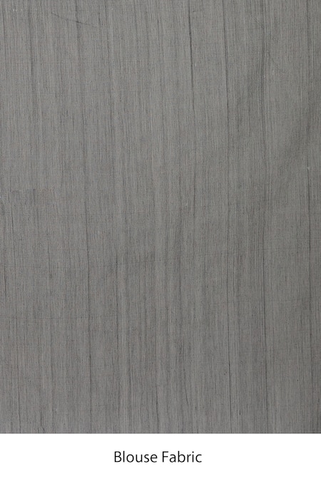 Buy_Mint N Oranges_Black Chanderi Zari Polka Dot Saree 