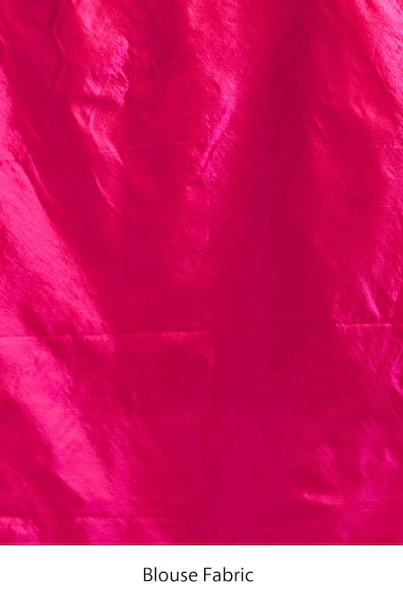 Mint N Oranges_Black Georgette Sequins, Piping V-neck Embellished Saree And Blouse Piece _at_Aza_Fashions