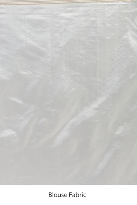Buy_Mint N Oranges_White Chanderi Silk Embroidery Flower Hand Woven Saree 