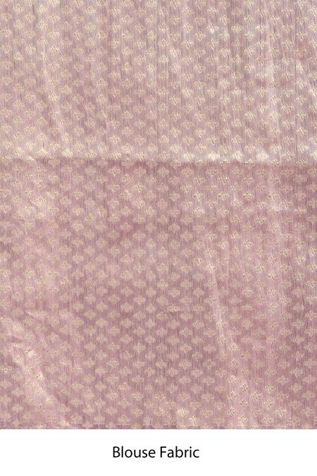 Shop_Mint N Oranges_Purple Tissue Embroidery Floral Vine Hand Woven Saree