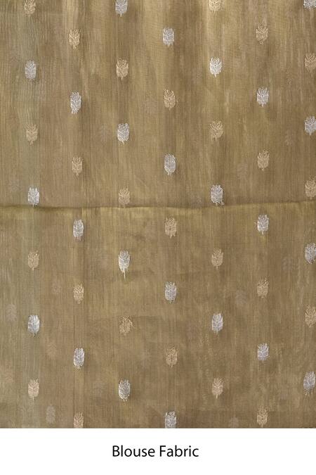 Buy Mint N Oranges Green Tissue Embroidery Floral Hand Woven Banarasi Saree Buy_Mint N Oranges_Green Tissue Embroidery Floral Hand Woven Banarasi Saree