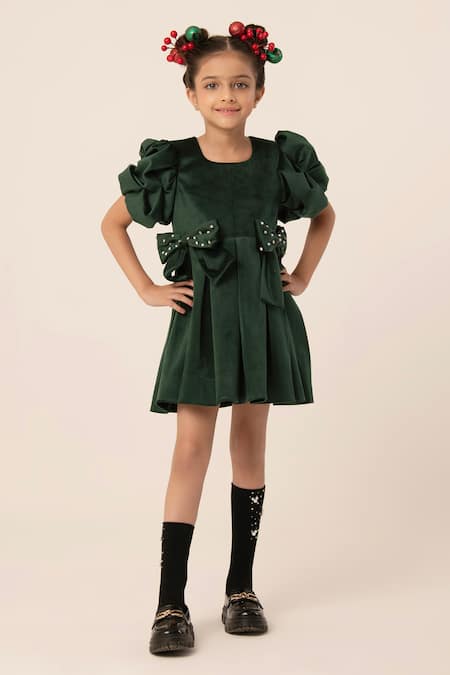 Hoity Moppet Embellished Bow Dress 