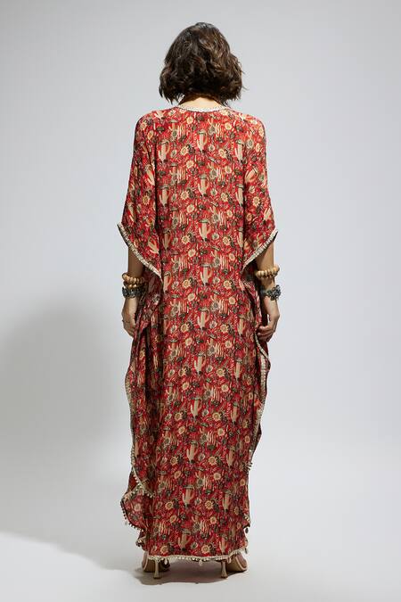 Sva By Sonam & Paras Modi Floral Bird Printed Kurta Set 