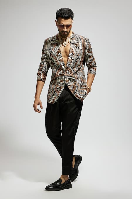 SVA by Sonam & Paras Modi Tribe Vibe Print Blazer 