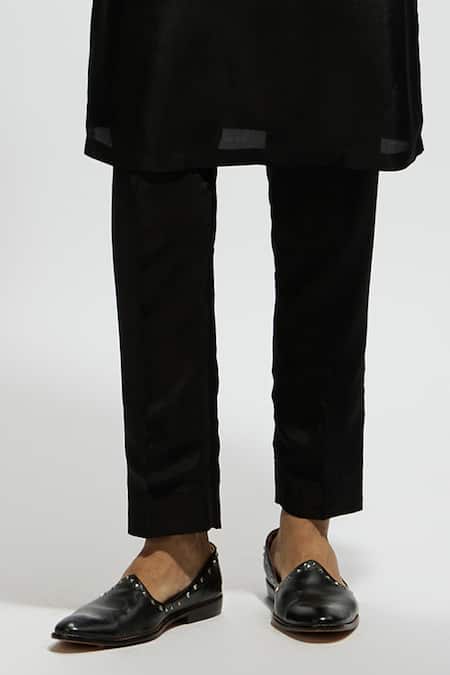 Sva By Sonam & Paras Modi_White Silk, Crepe Geometric Print Bundi Kurta Set_Online_at_Aza_Fashions