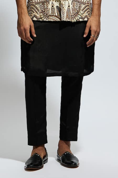 Sva By Sonam & Paras Modi Multi Color Silk Pearls, Sequins Multicolor Embroidered Bundi Kurta Set Online at Aza Fashions Sva By Sonam & Paras Modi_Multi Color Silk Pearls, Sequins Multicolor Embroidered Bundi Kurta Set_Online_at_Aza_Fashions