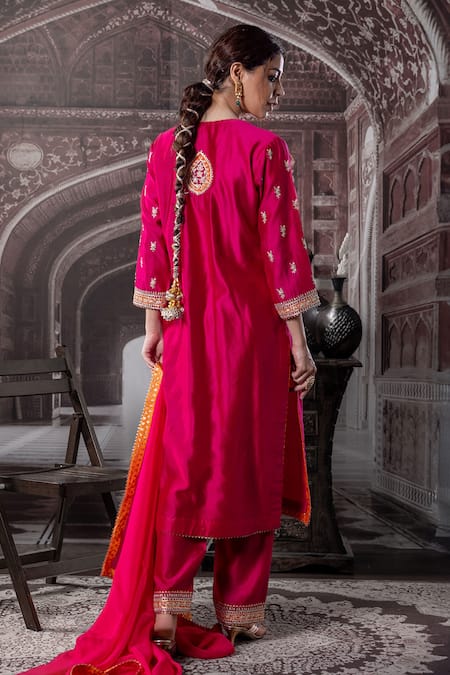 Label Radini Kashmiri Tila Embroidered Kurta Set 