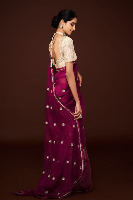 Issa Studio By Chetana & Swathi Buti Woven Organza Saree 
