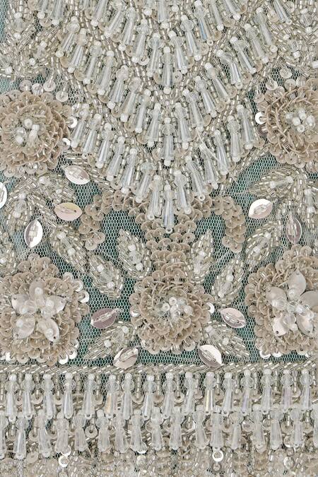 Shop Aanchal Sayal Emerald Green Cutdana Sequin Embroidered Panel Bag Online at Aza Fashions Shop_Aanchal Sayal_Emerald Green Cutdana Sequin Embroidered Panel Bag_Online_at_Aza_Fashions