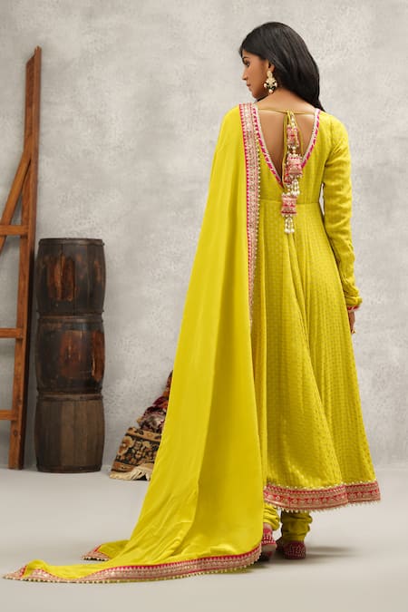 Kapda Dori Gota Patti Embroidered Anarkali Set 