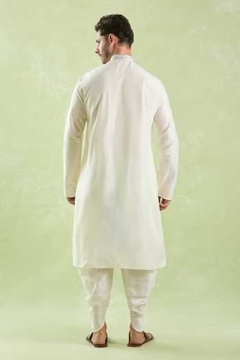 Arihant Rai Sinha Thread Placket Embroidered Kurta & Patiala Pant 
