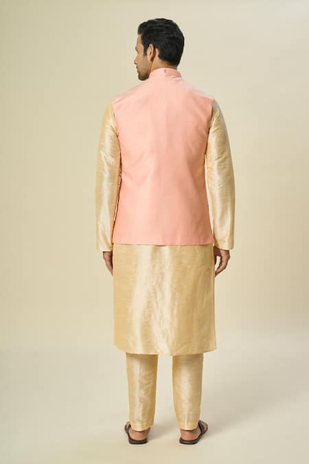 Samyukta Singhania Floral Vine Embroidered Bundi Set 