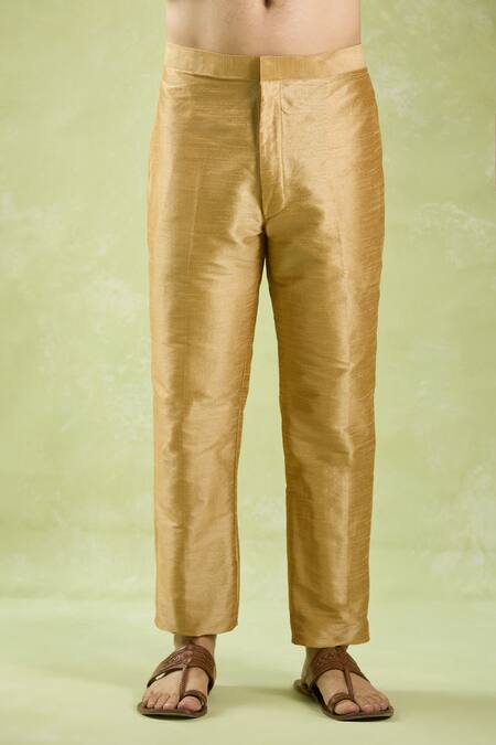 Buy Arihant Rai Sinha Green Brocade, Silk Embroidery Woven Leaf Motif Bundi And Kurta Set Online at Aza Fashions Buy_Arihant Rai Sinha_Green Brocade, Silk Embroidery Woven Leaf Motif Bundi And Kurta Set _Online_at_Aza_Fashions