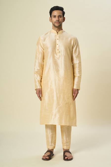 Buy Arihant Rai Sinha Orange Brocade, Silk Embroidery Floral Butta Woven Motif Bundi Set Online at Aza Fashions Buy_Arihant Rai Sinha_Orange Brocade, Silk Embroidery Floral Butta Woven Motif Bundi Set _Online_at_Aza_Fashions