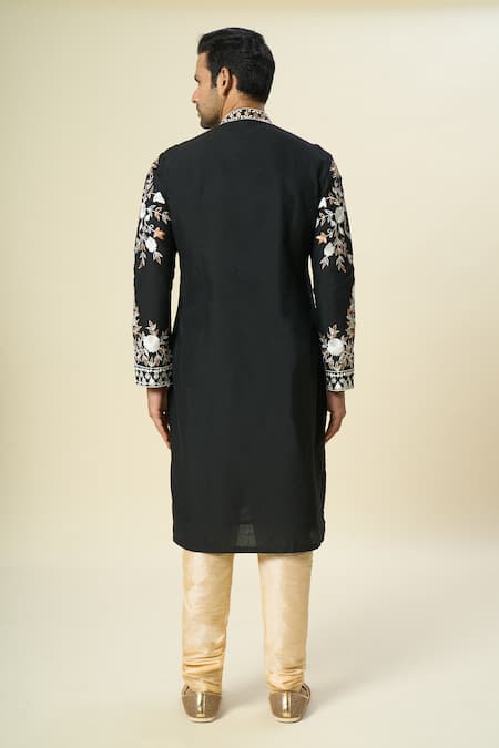 Arihant Rai Sinha Floral Vine Embroidered Kurta Set 