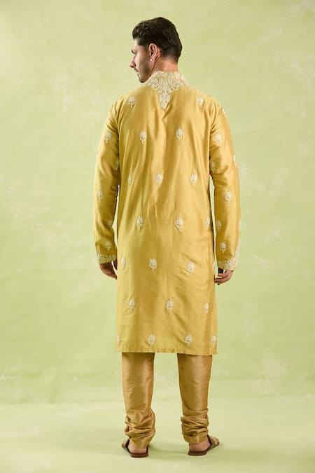 Arihant Rai Sinha Floral Embroidered Kurta Set 