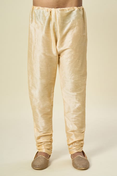 Buy_Arihant Rai Sinha_Pink , Satin, Chanderi Embroidery, Mirrors Floral Kurta Set 