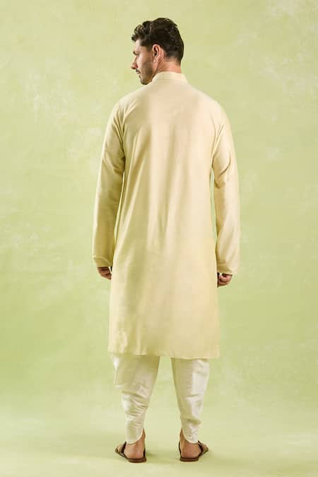 Arihant Rai Sinha Floral Embroidered Kurta Set With Patiala Pant 