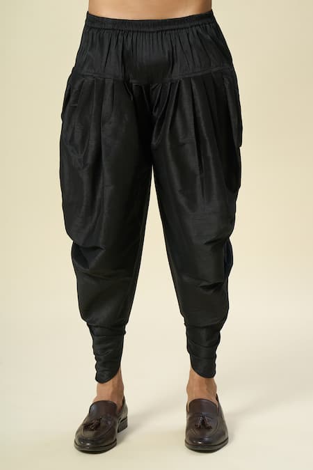 Buy_Arihant Rai Sinha_Gray Polyester, Silk Embroidery Floral Grey Kurta And Patiala Pant 