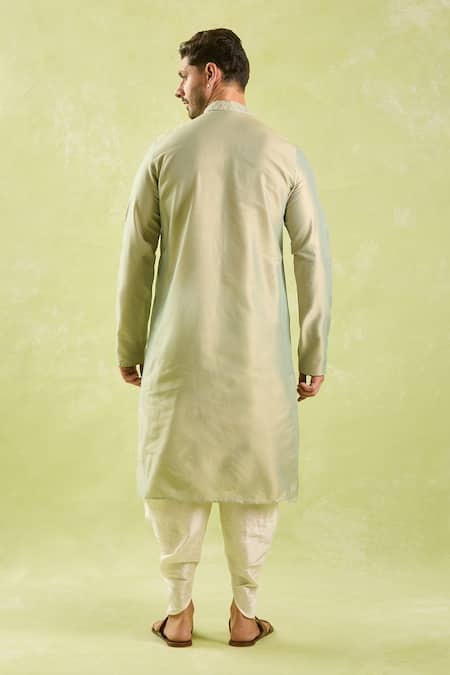 Arihant Rai Sinha Floral Embroidered Kurta Set With Patiala Pant 