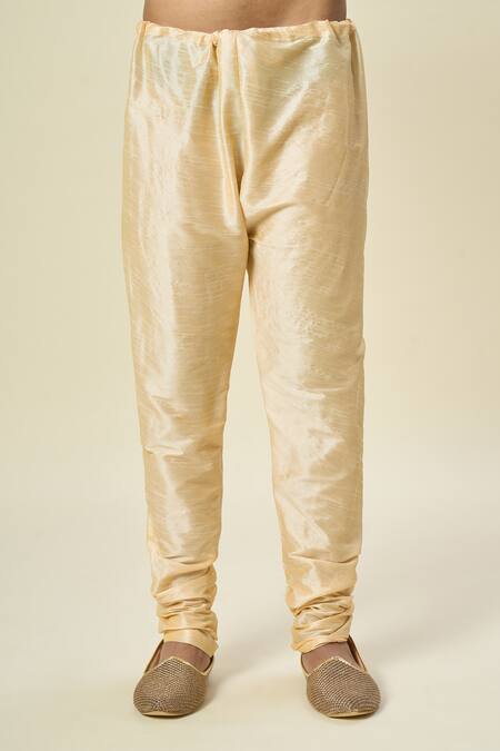 Buy_Arihant Rai Sinha_Sky Blue Silk Pintuck Pattern Kurta Set 