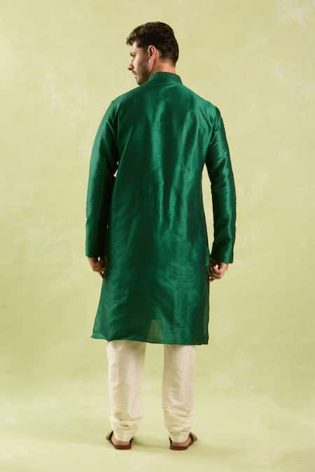 Arihant Rai Sinha Embroidered Placket Kurta Set 